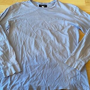 PacSun Light Blue Long Sleeve Tee